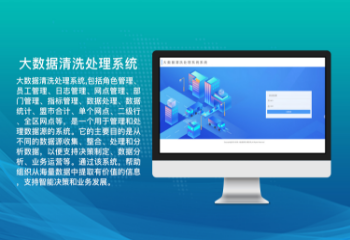 大数据清洗处理系统